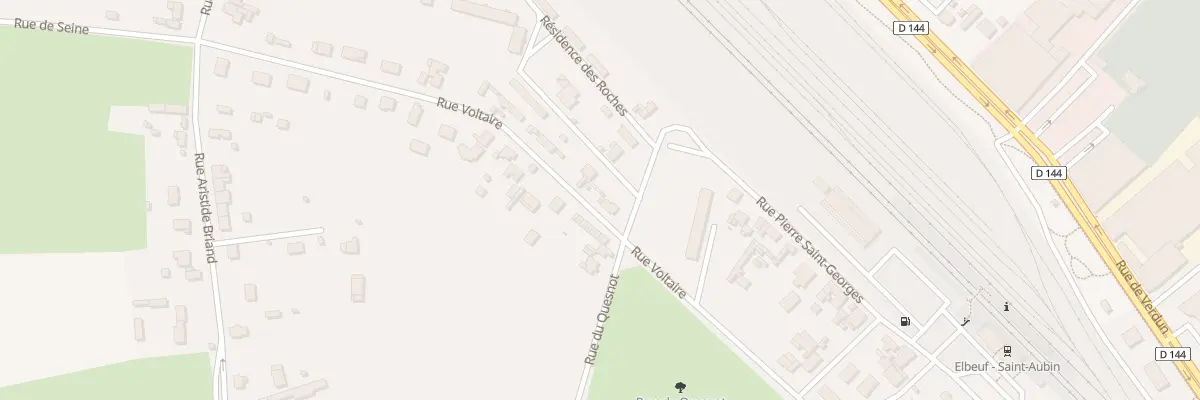 Plan du 46 Rue Voltaire à Saint-Aubin-lès-Elbeuf
