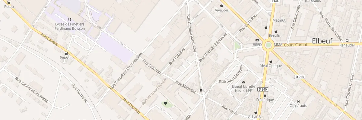 Plan du 17 Rue Patallier à Elbeuf