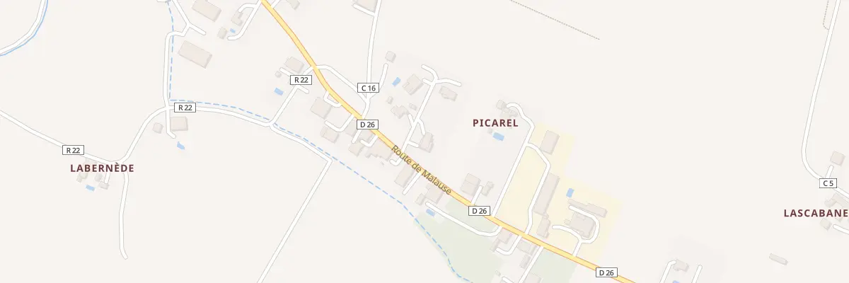 Plan du 906 Rte de Malause à Saint-Nicolas-de-la-Grave