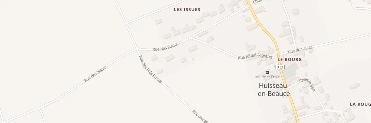 Plan du 13B Rue Albert Legrand à Huisseau-en-Beauce