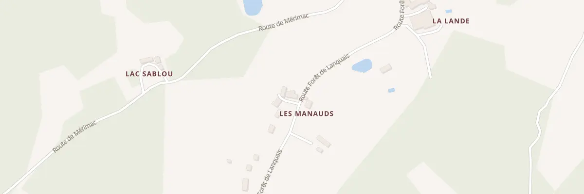 Plan du 139 Les Manauds à Ajat