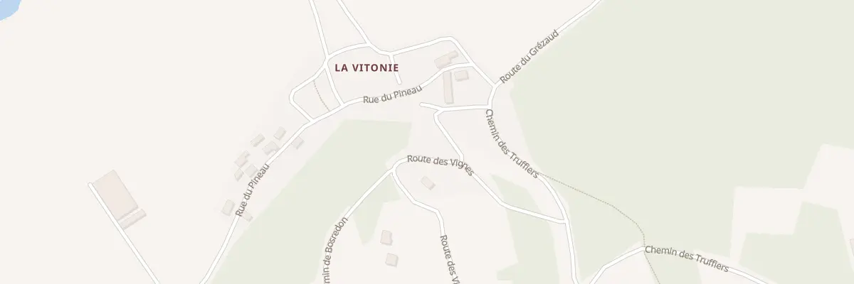 Plan du 80 La Vitonie à Saint-Pantaly-d’Excideuil