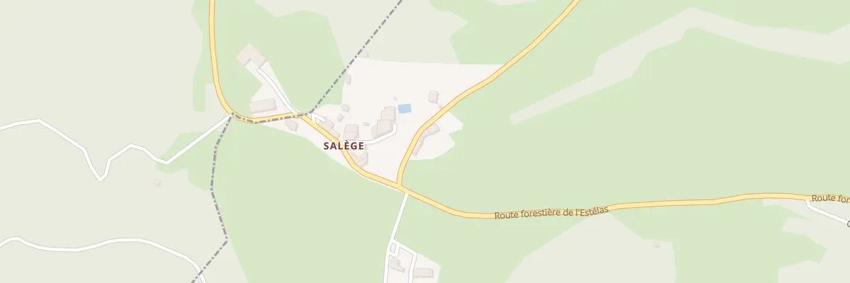 Plan du 7 Salege à Cazavet