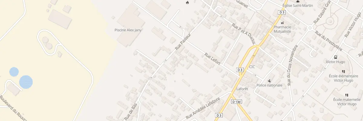 Plan du 89 Rue Pasteur à Grand-Couronne