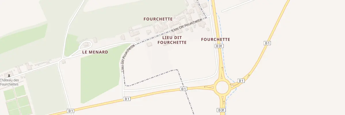Plan du 5587 Fourchette à Pocé-sur-Cisse