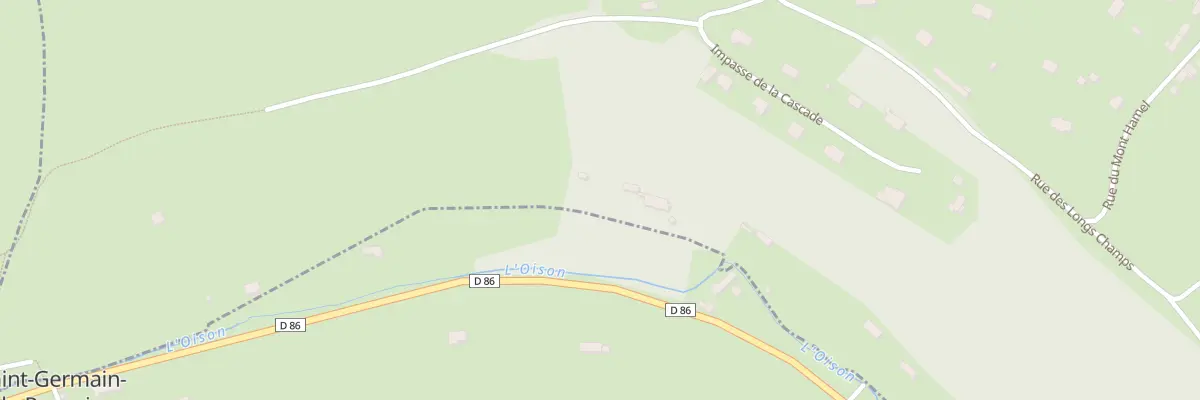 Plan du 1242 Rte de St Germain de Pasquier à Saint-Cyr-la-Campagne