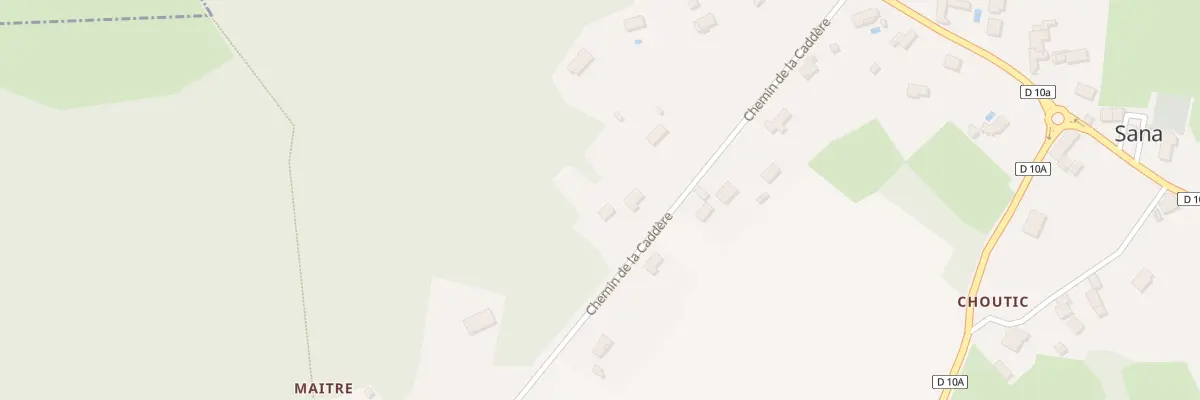 Plan du 300 Che de la Caddère à Sana