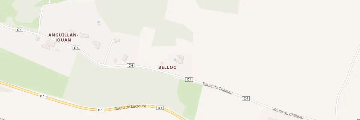 Plan du 10 Bruyere de Belloc à Cabanac-Séguenville