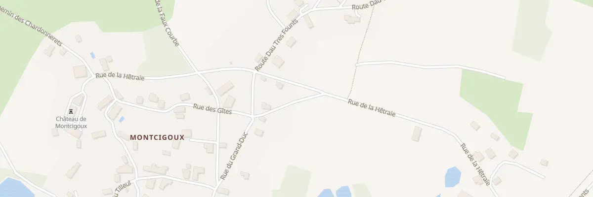 Plan du 158A Monsigoux à Saint-Pierre-de-Frugie