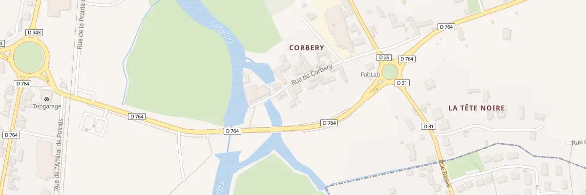 Plan du 23 Rue de Corbery à Loches