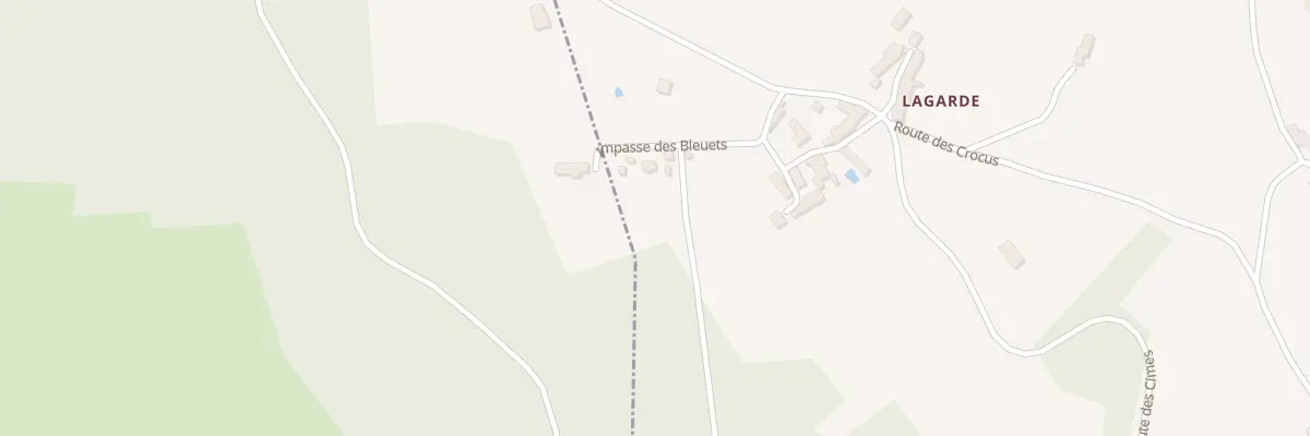 Plan du 96 Lagarde à Sainte-Eulalie-d’Ans