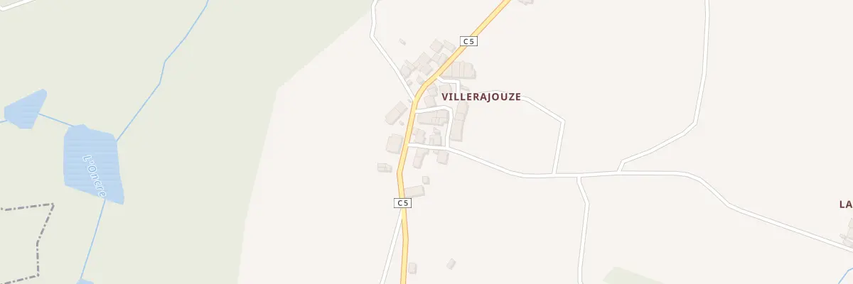 Plan du 15 Villerajouze à Blond