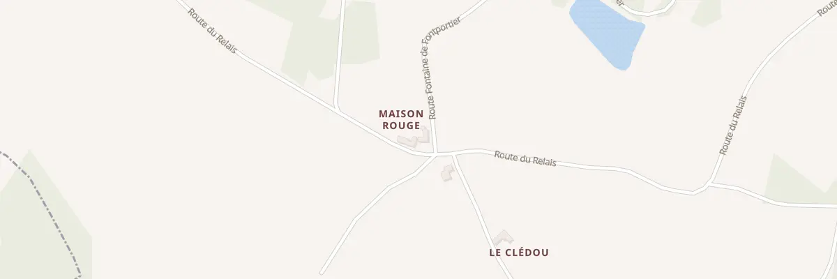 Plan du 7 Rte Fontaine de Fontportier à Ajat