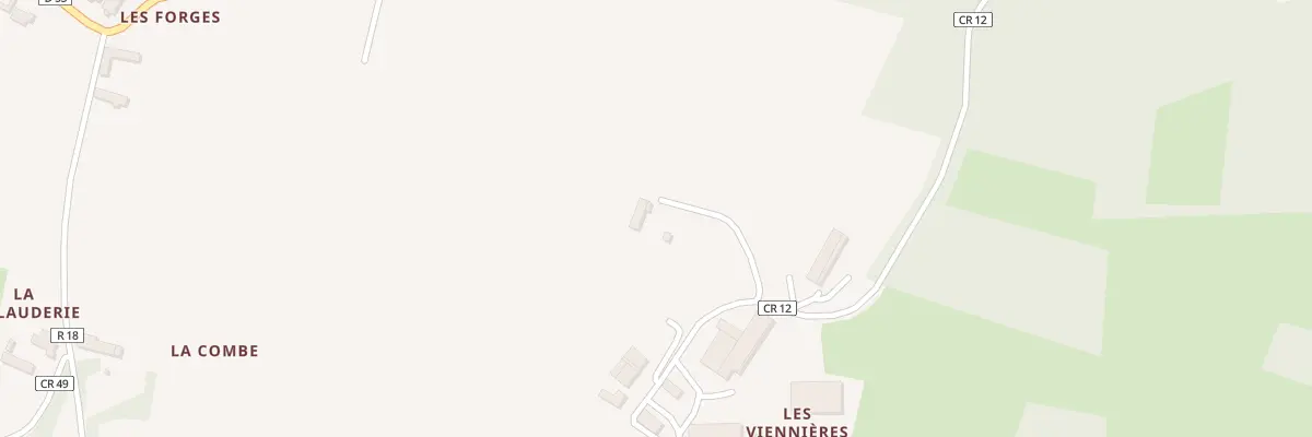 Plan du 5380 Les Viénnières à Concremiers