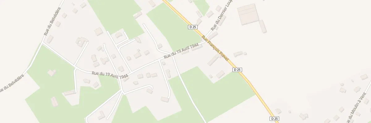 Plan du 74 Rue du 19 Avril 1944 à Saint-Vaast-du-Val