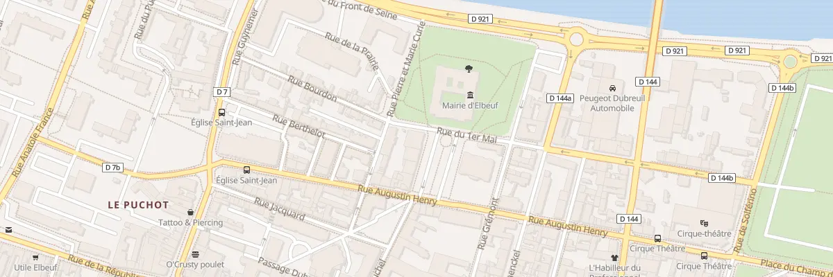 Plan du 23 Rue du 1er Mai à Elbeuf