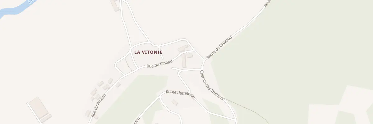 Plan du 83 La Vitonie à Saint-Pantaly-d’Excideuil