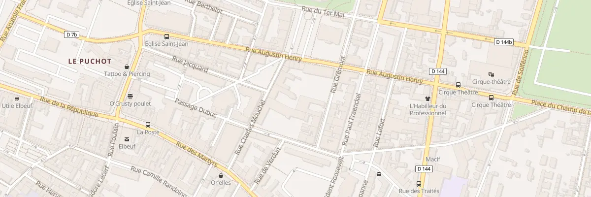 Plan du 55 Rue Charles Mouchel à Elbeuf