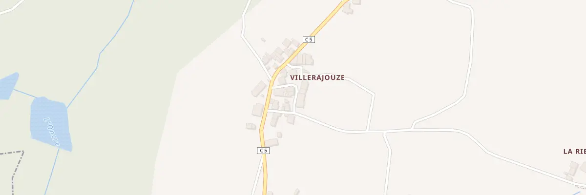 Plan du 5433 Villerajouze à Blond