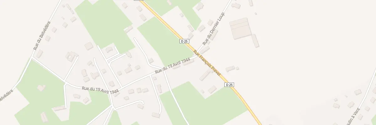 Plan du 6 Rue du 19 Avril 1944 à Saint-Vaast-du-Val