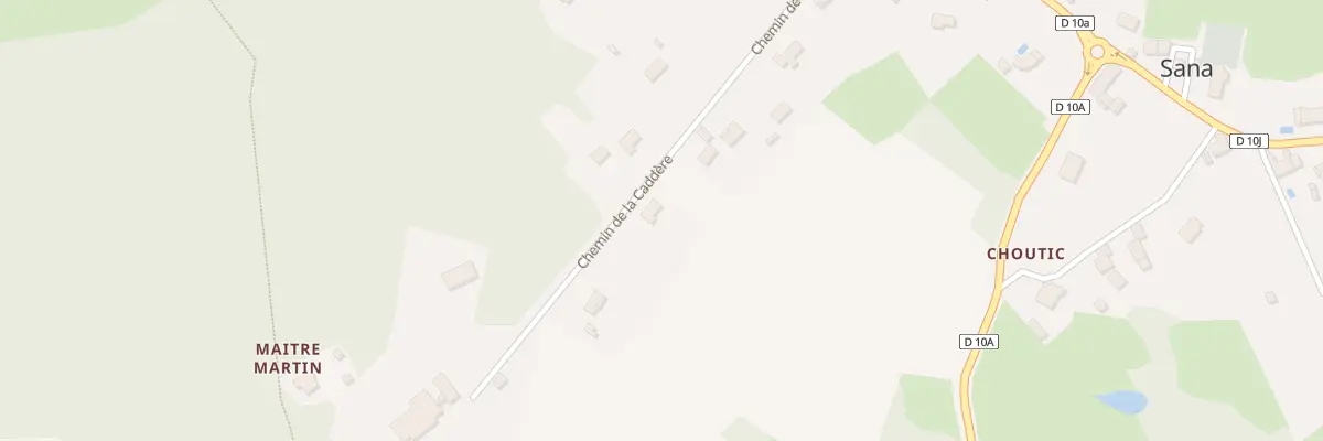 Plan du 305 Che de la Caddère à Sana