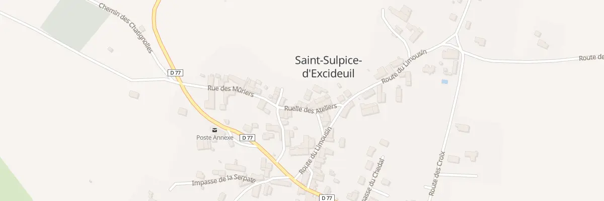 Plan du 4 Le Bourg à Saint-Sulpice-d’Excideuil