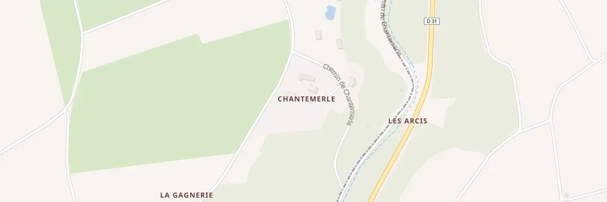 Plan du 3 Rue du Clos Chantemerle à Pocé-sur-Cisse