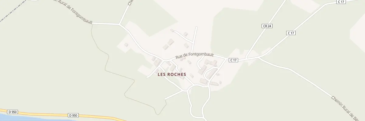 Plan du 1 Rue de Fontgombault à Pouligny-Saint-Pierre