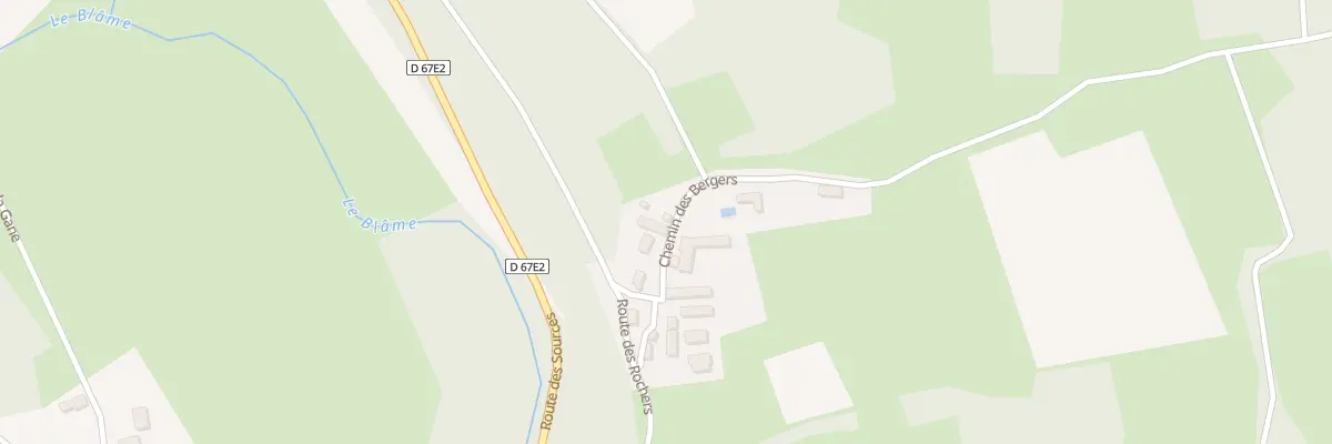 Plan du 5001F La Rue à Brouchaud