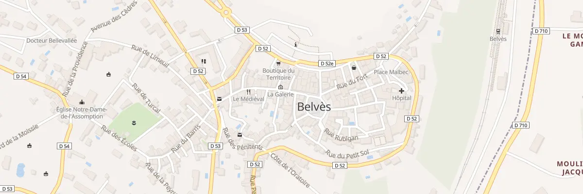 Plan du 9 Rue Jacques Manchotte à Pays de Belvès