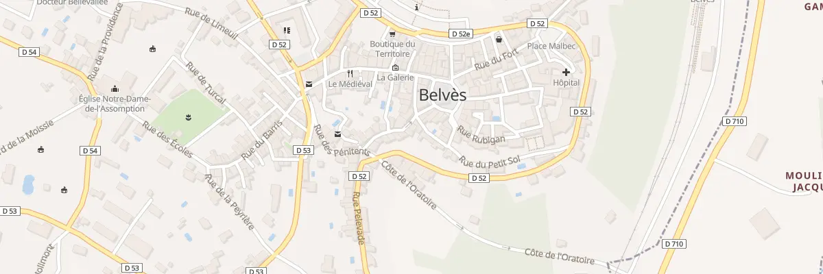 Plan du 5 Rue Foncastel à Pays de Belvès