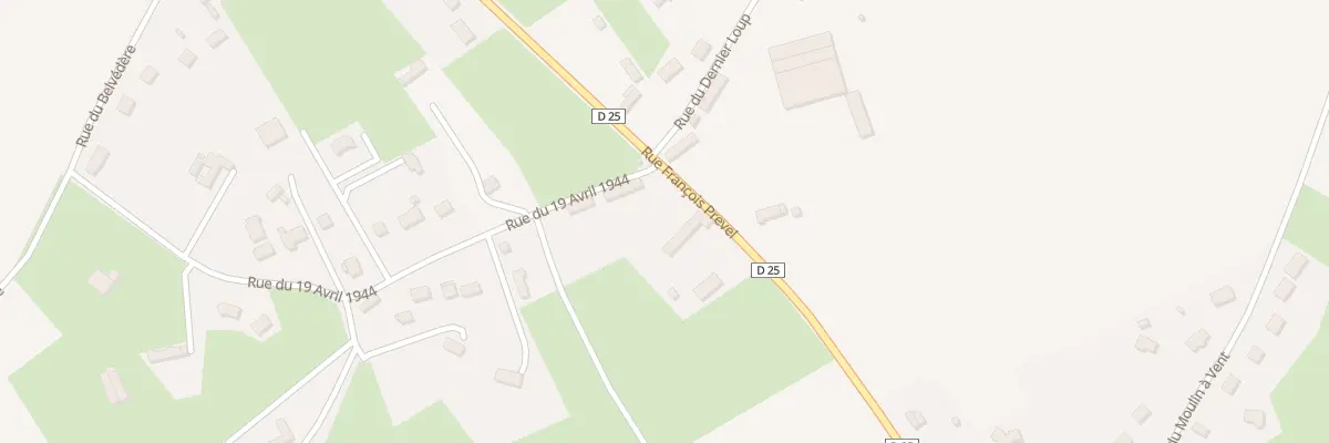 Plan du 3 Rue du 19 Avril 1944 à Saint-Vaast-du-Val
