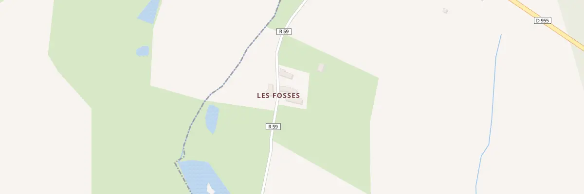 Plan du 6 Les Fosses à Luigny