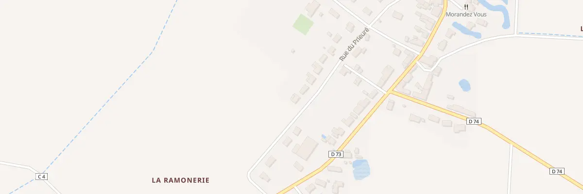 Plan du 20 Rue du Prieuré à Morand
