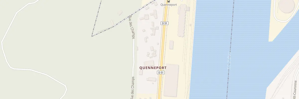 Plan du 8 Av de Quenneport à Val-de-la-Haye