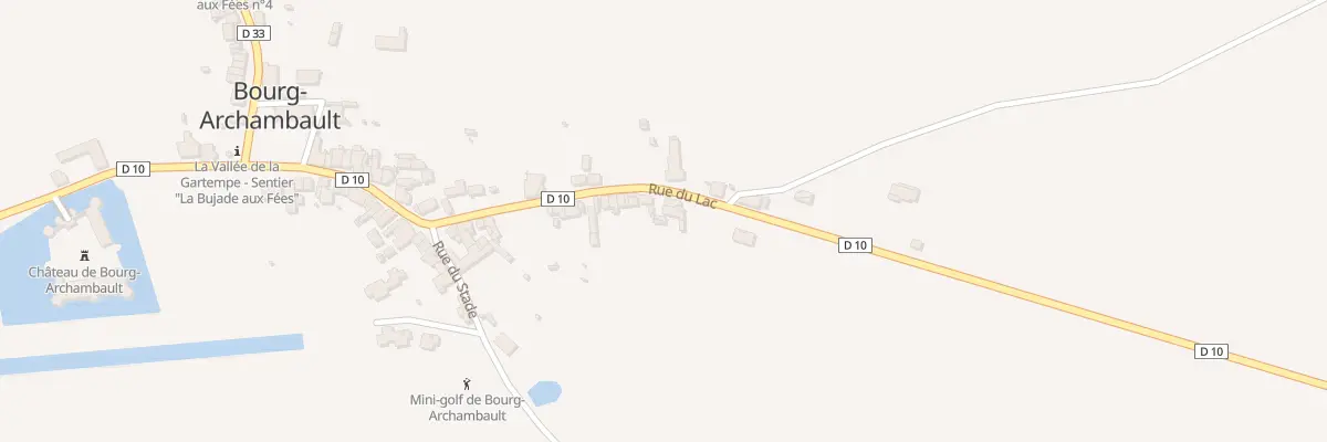 Plan du 22 Rue du Lac à Bourg-Archambault