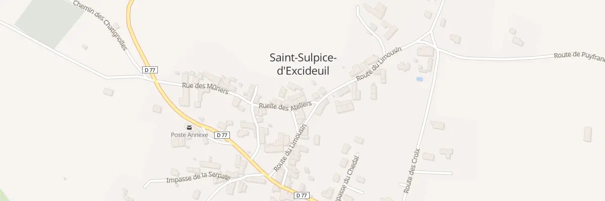 Plan du 29 Le Bourg à Saint-Sulpice-d’Excideuil