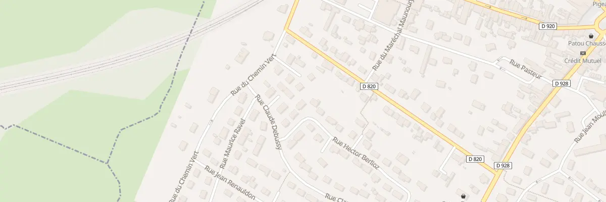 Plan du 6 Rue Hector Berlioz à La Loupe
