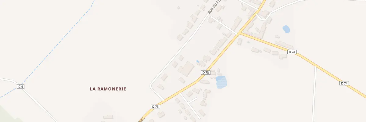 Plan du 23 Rue du Prieuré à Morand