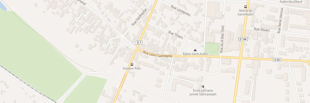 Plan du 24 Rue Léon Gambetta à Saint-Aubin-lès-Elbeuf