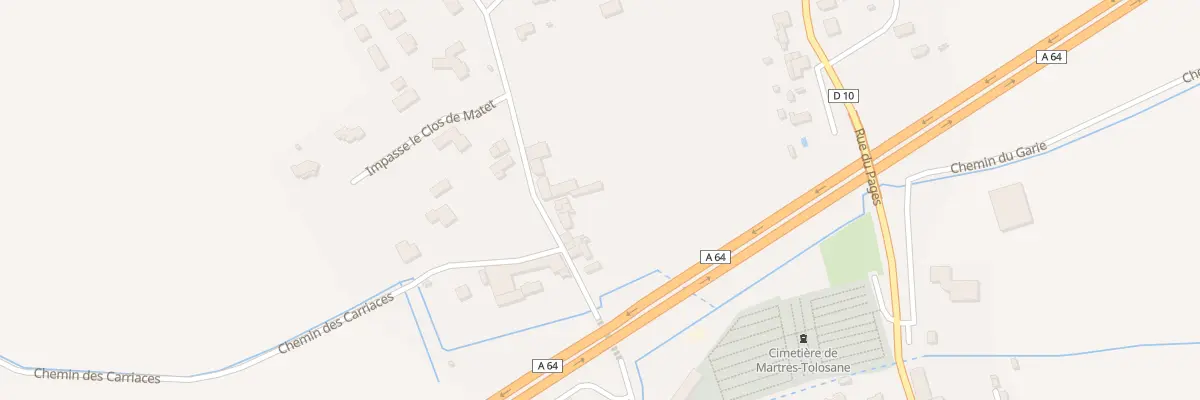 Plan du 24 Rue du Matet à Martres-Tolosane