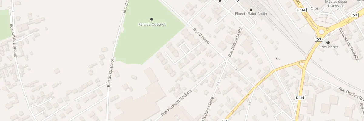 Plan du 23 Rue François Villon à Saint-Aubin-lès-Elbeuf