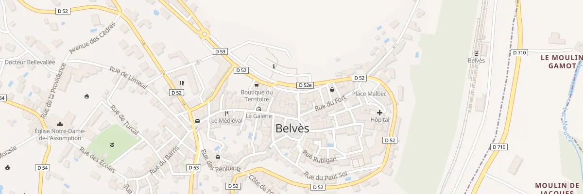 Plan du 11 Rue de la Brèche à Pays de Belvès