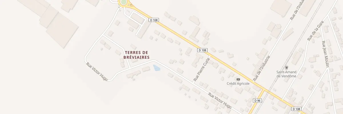 Plan du 25 Rue Victor Hugo à Saint-Amand-Longpré