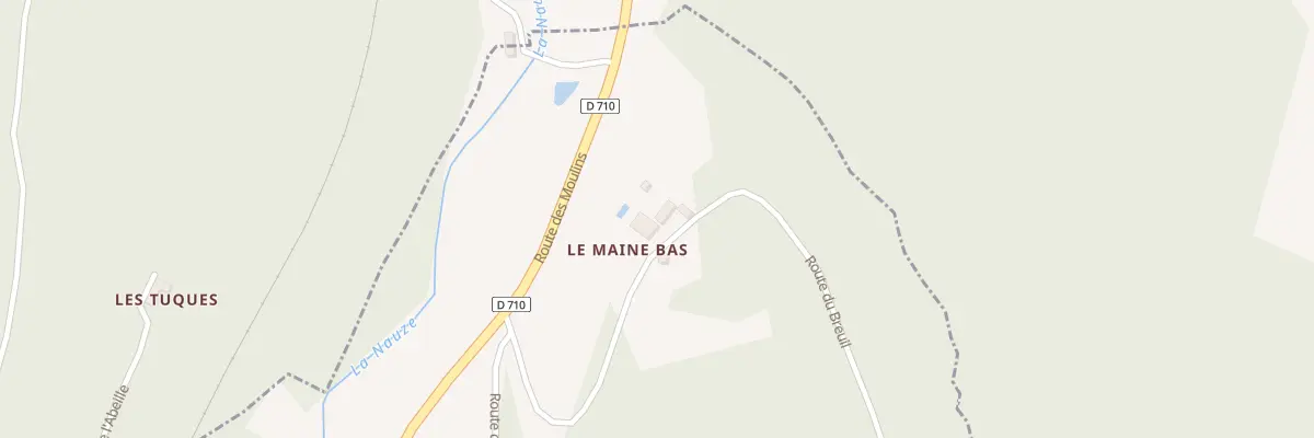 Plan du 35 Le Maine à Salles-de-Belvès
