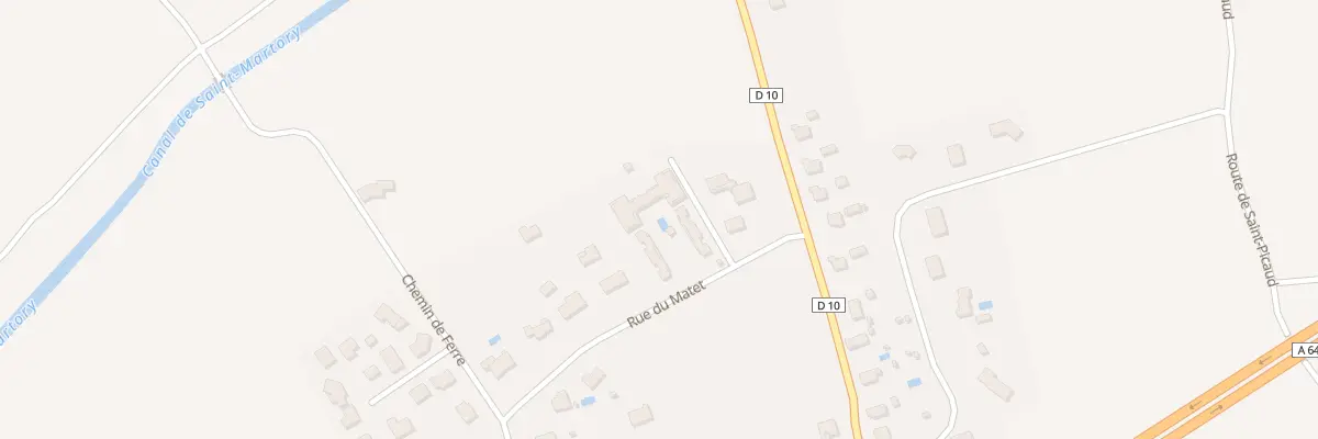 Plan du 53 Rue du Matet à Martres-Tolosane
