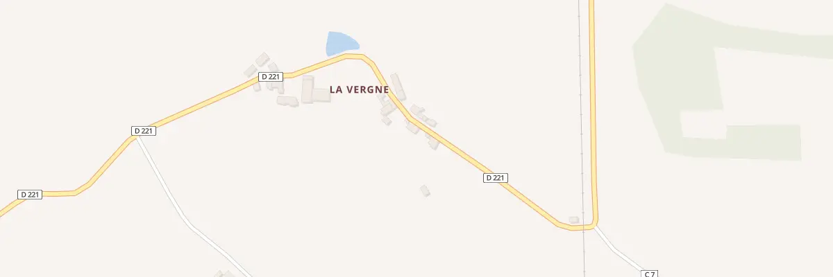 Plan du 3 La Vergne à Oradour-Saint-Genest