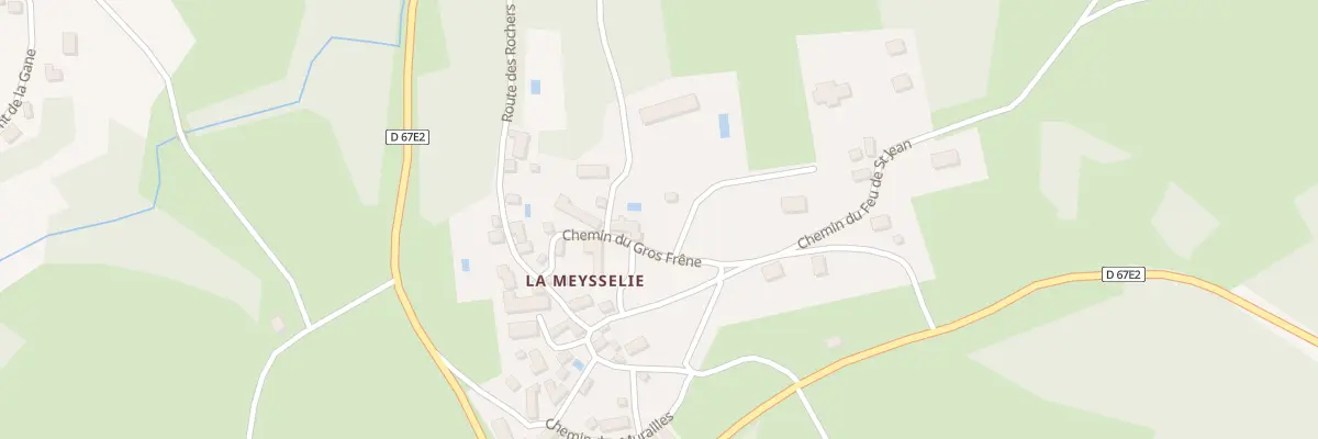 Plan du 1 La Meysselie à Brouchaud