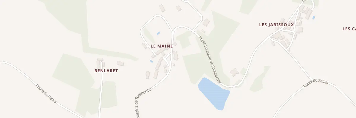 Plan du 296 Rte Fontaine de Fontportier à Ajat