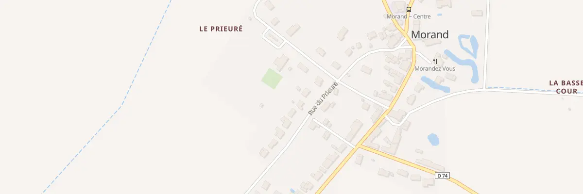 Plan du 10 Rue du Prieuré à Morand